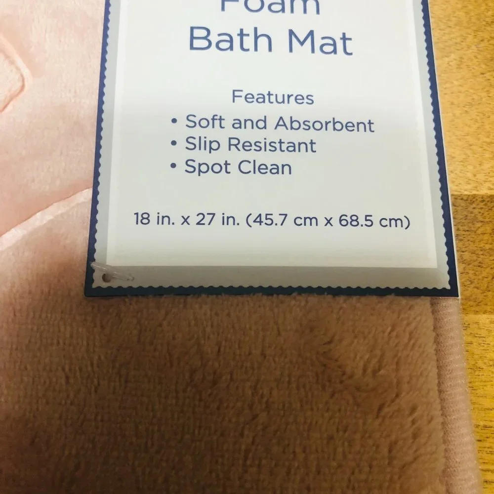 1 Pc. Memory Foam Bath Mat, Bath Mat, Bath Rug, Bathroom Decor